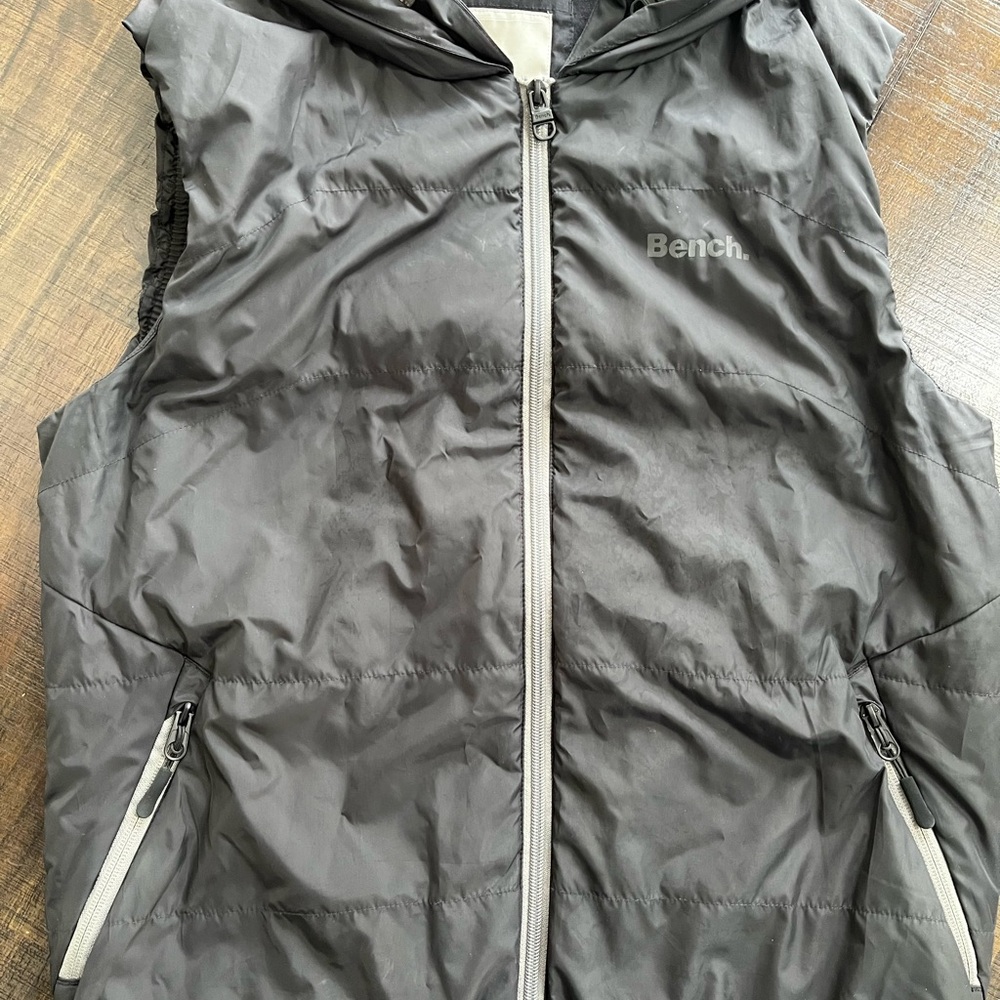 Bench Black Hooded Vest